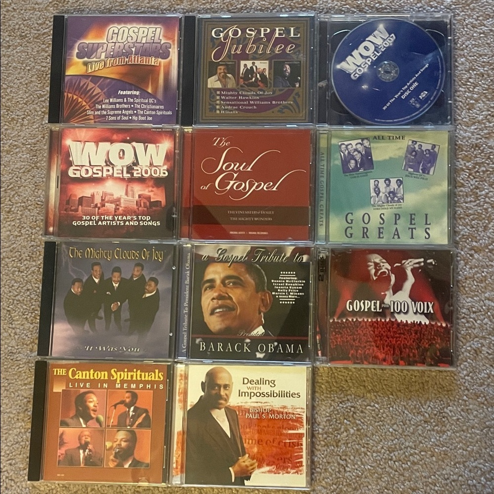 11 Gospel Music CD Collection